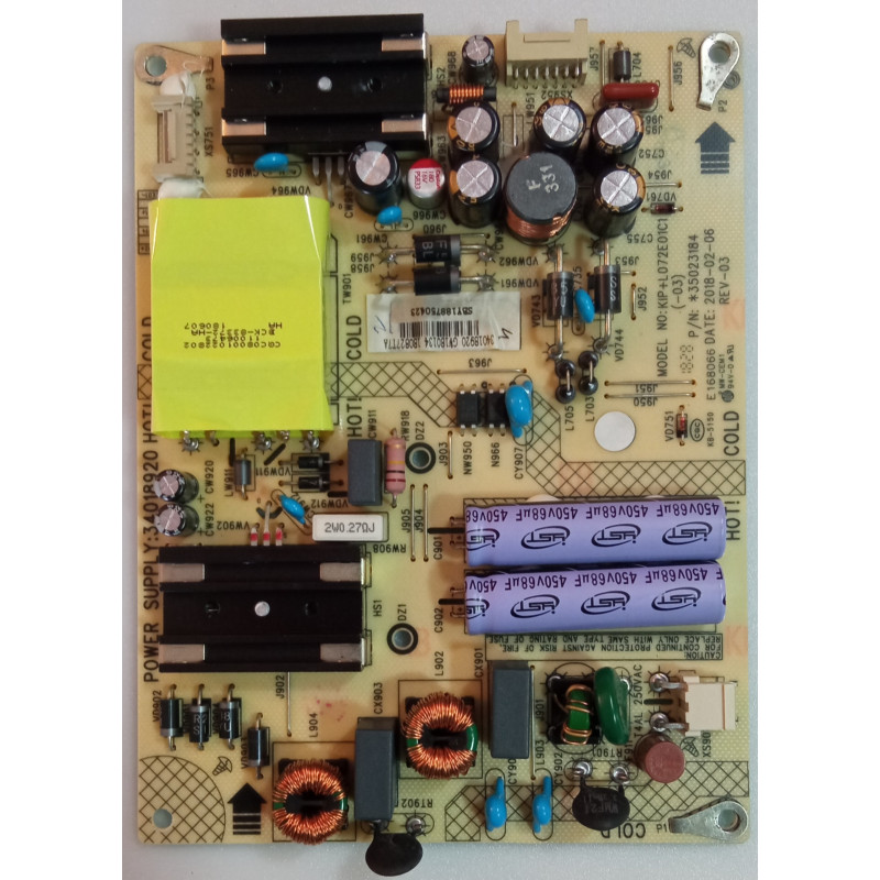 POWER SUPPLY BOARD TELSTAR TTK043420KK