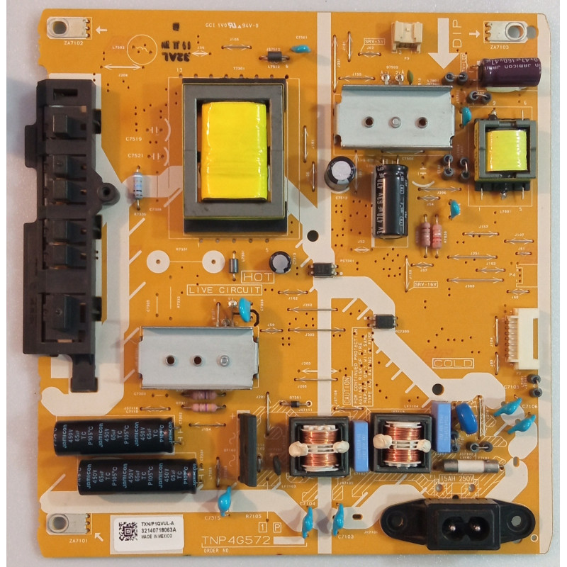 POWER SUPPLY PANASONIC TC-32A400L POWER SUPPLY PANASONIC TC-32A400L