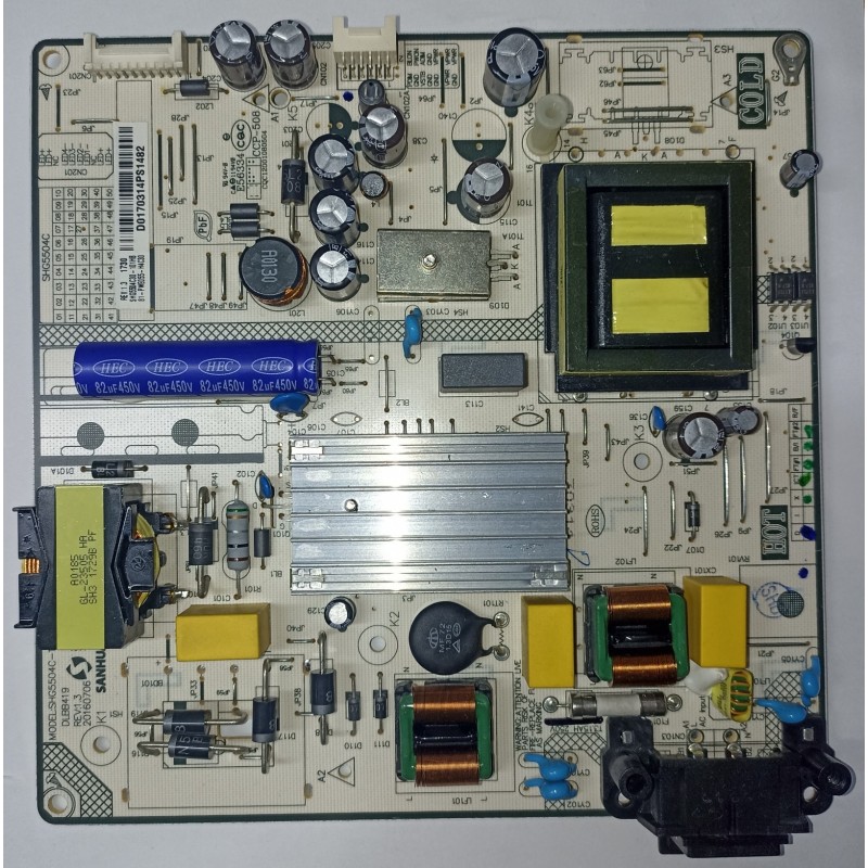 55S6600C POWER SUPPLY BOARD DURABRAND