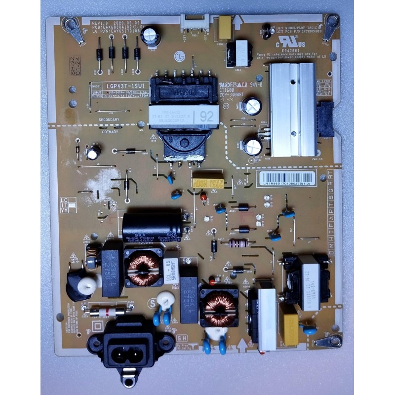 FUENTE LG 43UP7500PSF FUENTE LG 43UP7500PSF