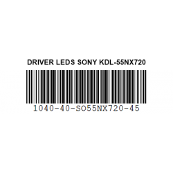 DRIVER LEDS SONY KDL-55NX720