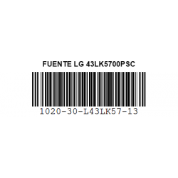 FUENTE LG 43LK5700PSC