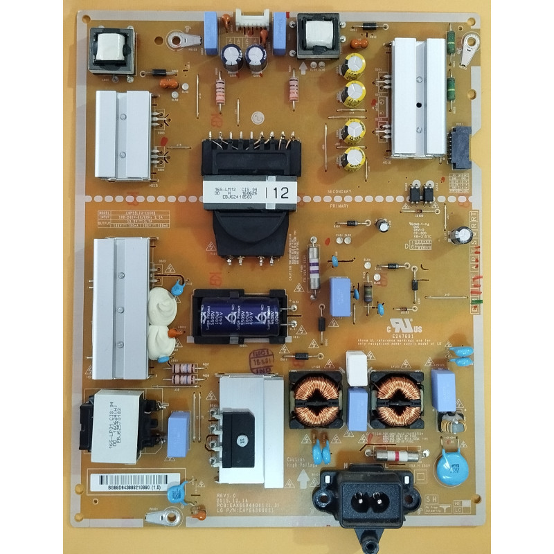 POWER SUPPLY LG 55UH6030 POWER SUPPLY LG 55UH6030